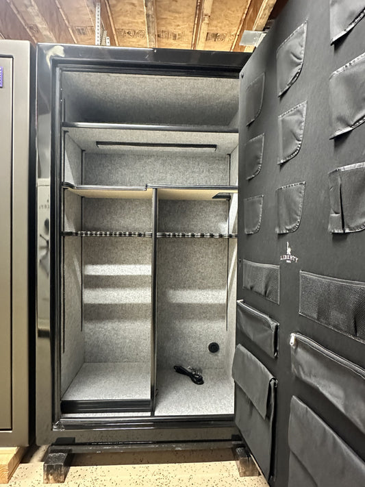 Liberty Colonial 50 Gun Safe | Gloss Black, Elock