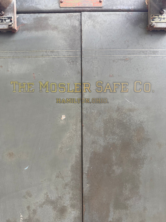 Used- Antique Mosler Double Door safe