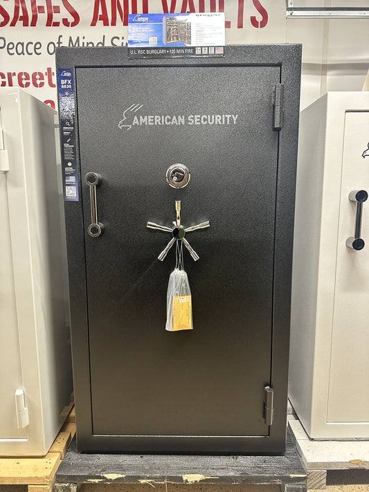 American Security BFX 6636 Gun Safe | Textured Black, Black nickel hardware, Dial lock, Black logo (Copy)