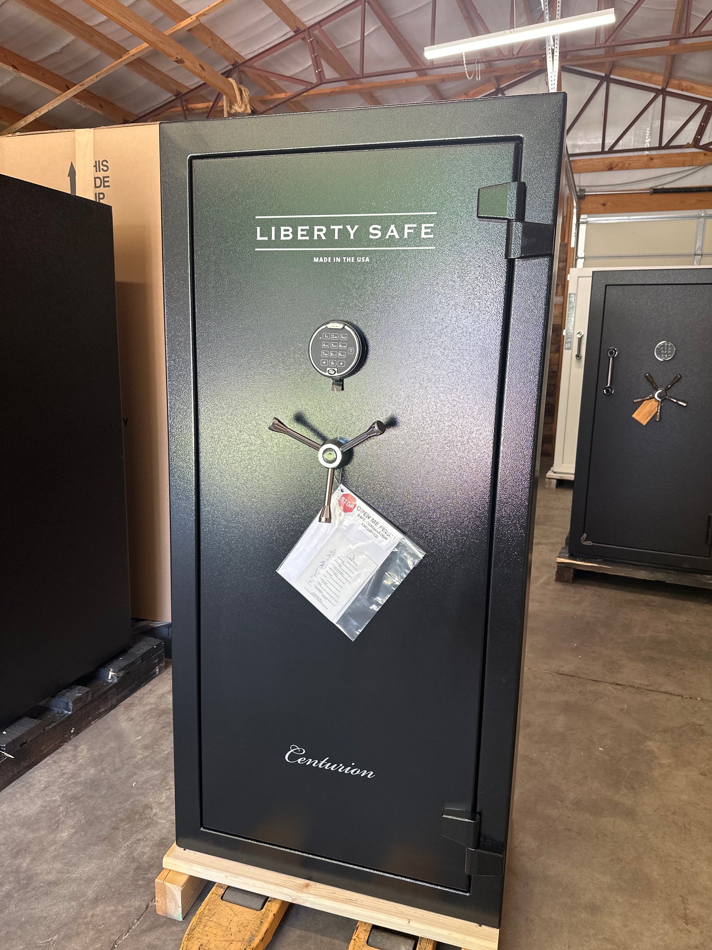 Liberty Centurion 24 deluxe three spoke handle electronic lock