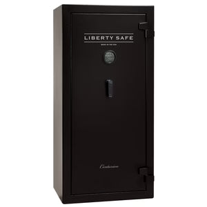 Liberty Centurion 24 Gun Safes | Black, Drop Handle, elock
