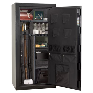 Liberty Centurion 24 Gun Safes | Black, Drop Handle, elock