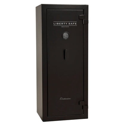 Liberty Centurion 18 Gun Safe | Black, Drop handle, Elock