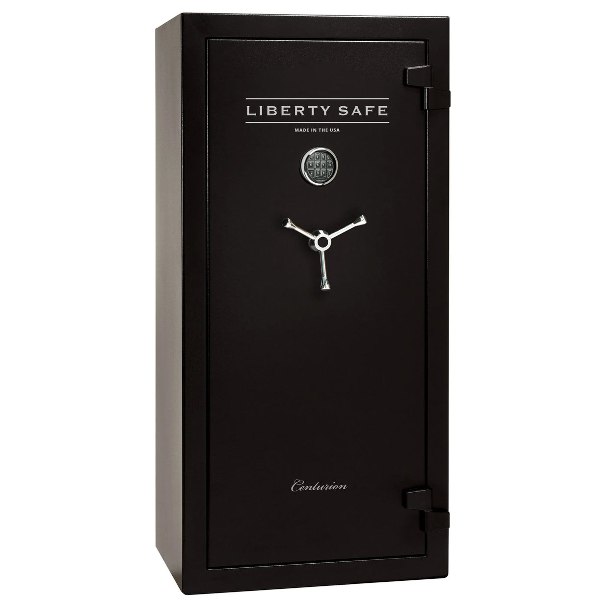 Liberty Centurion 32 Gun Safe | Black, 3- Spoke handle, Elock