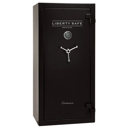 Liberty Centurion 32 Gun Safe | Black, 3- Spoke handle, Elock