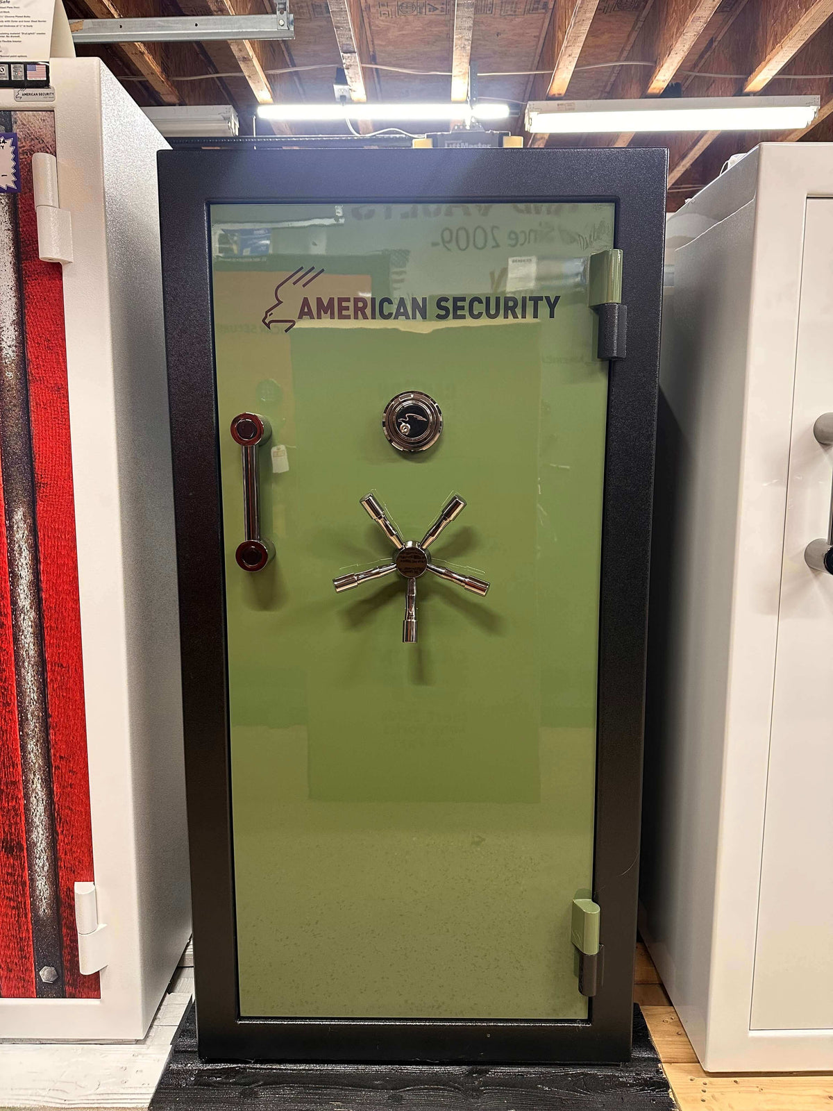 AMSEC BFX6030 Gun & Rifle Safe | Two-Tone: Black & Green – Parker Safes ...