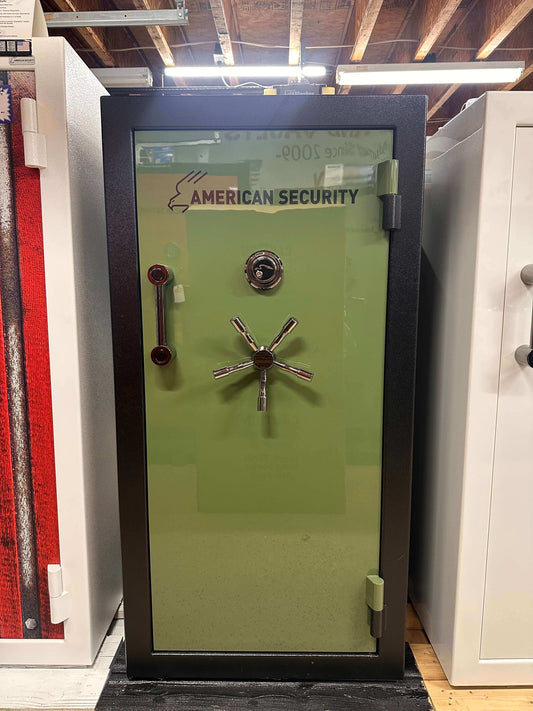 AMSEC BFX6030 Gun & Rifle Safe | Two-Tone: Black & Green