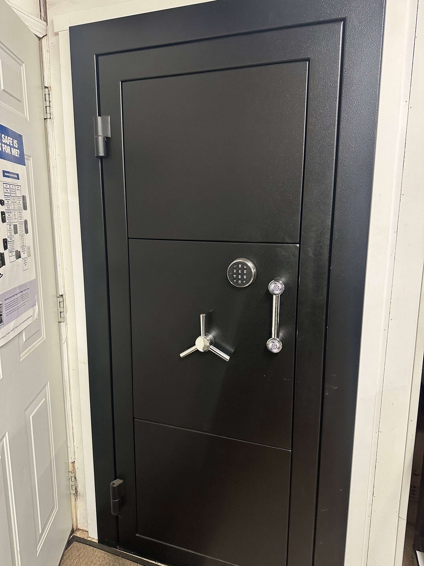 INKAS Armored BBPVD-3478 Out-Swing LT Hinge Modular Vault Door.