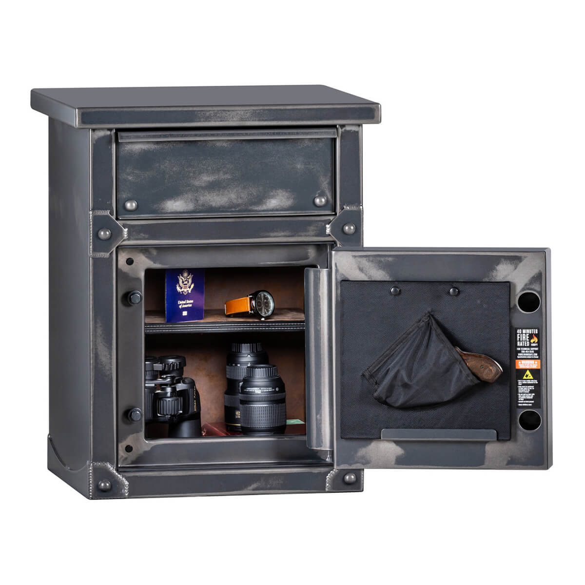Rhino LNX2620 Nightstand End-Table Home Safe