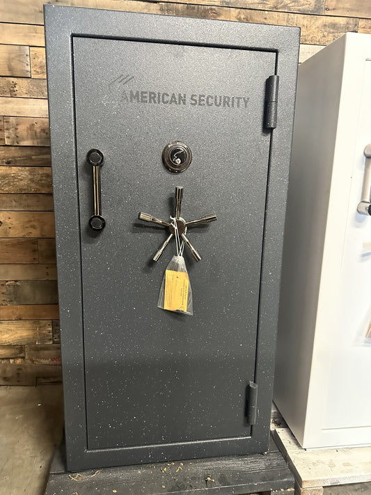 American Security BFX 6030 Gun Safe | Textured granite, Black Nickel hardware, Dial Lock