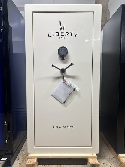 Liberty USA 30 Gun Safe | White Gloss